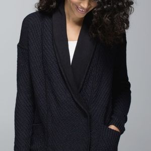 Lululemon Post Practice Cardigan Size 6